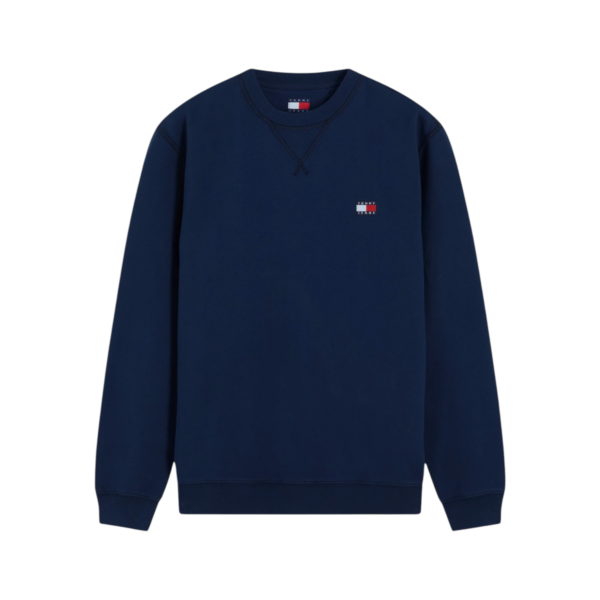 Tommy Hilfiger - Ανδρικό Φούτερ TJM Reg Badge Crew DM0DM23607-C1G Μπλε Σκούρο DM0DM23607-C1G