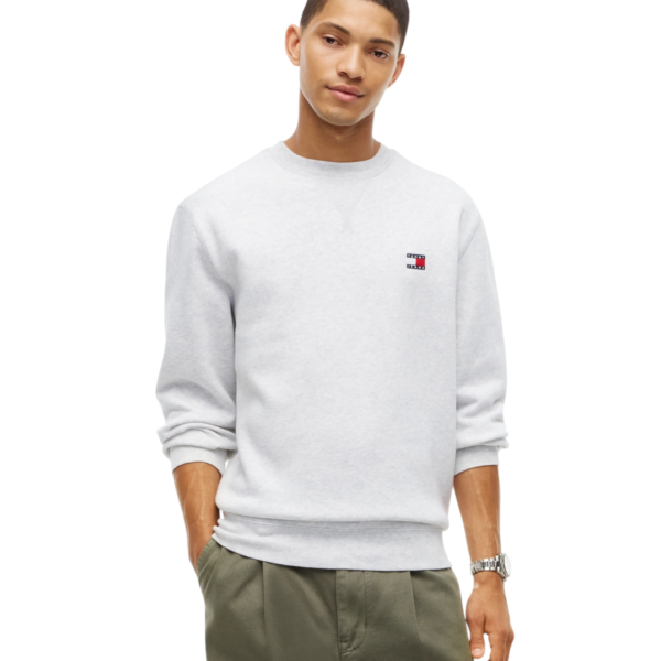Tommy Hilfiger - Ανδρικό Φούτερ TJM Reg Badge Crew DM0DM23607-P08 Γκρι