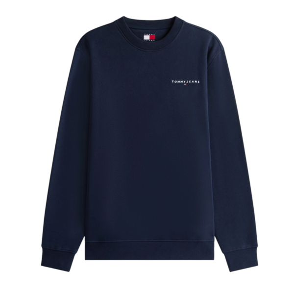 Tommy Hilfiger - Ανδρικό Φούτερ Tjm Linear Regular Fit DM0DM20249-C1G Μπλε Σκούρο DM0DM20249-C1G
