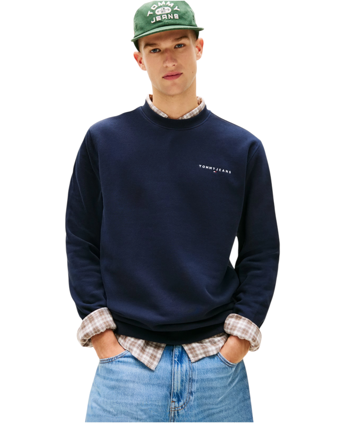 Tommy Hilfiger - Ανδρικό Φούτερ Tjm Linear Regular Fit DM0DM20249-C1G Μπλε Σκούρο (4) Tommy Hilfiger - Ανδρικό Φούτερ Tjm Linear Regular Fit DM0DM20249-C1G Μπλε Σκούρο DM0DM20249-C1G