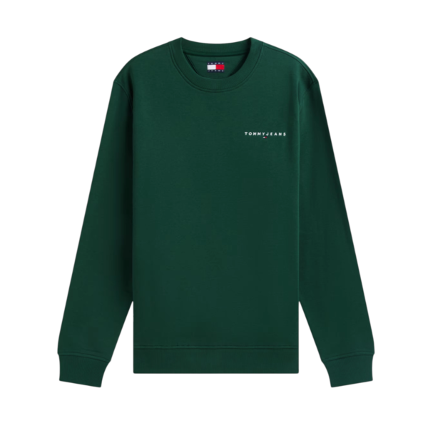 Tommy Hilfiger - Ανδρικό Φούτερ Tjm Linear Regular Fit DM0DM20249-MBM Πράσινο DM0DM20249-MBM