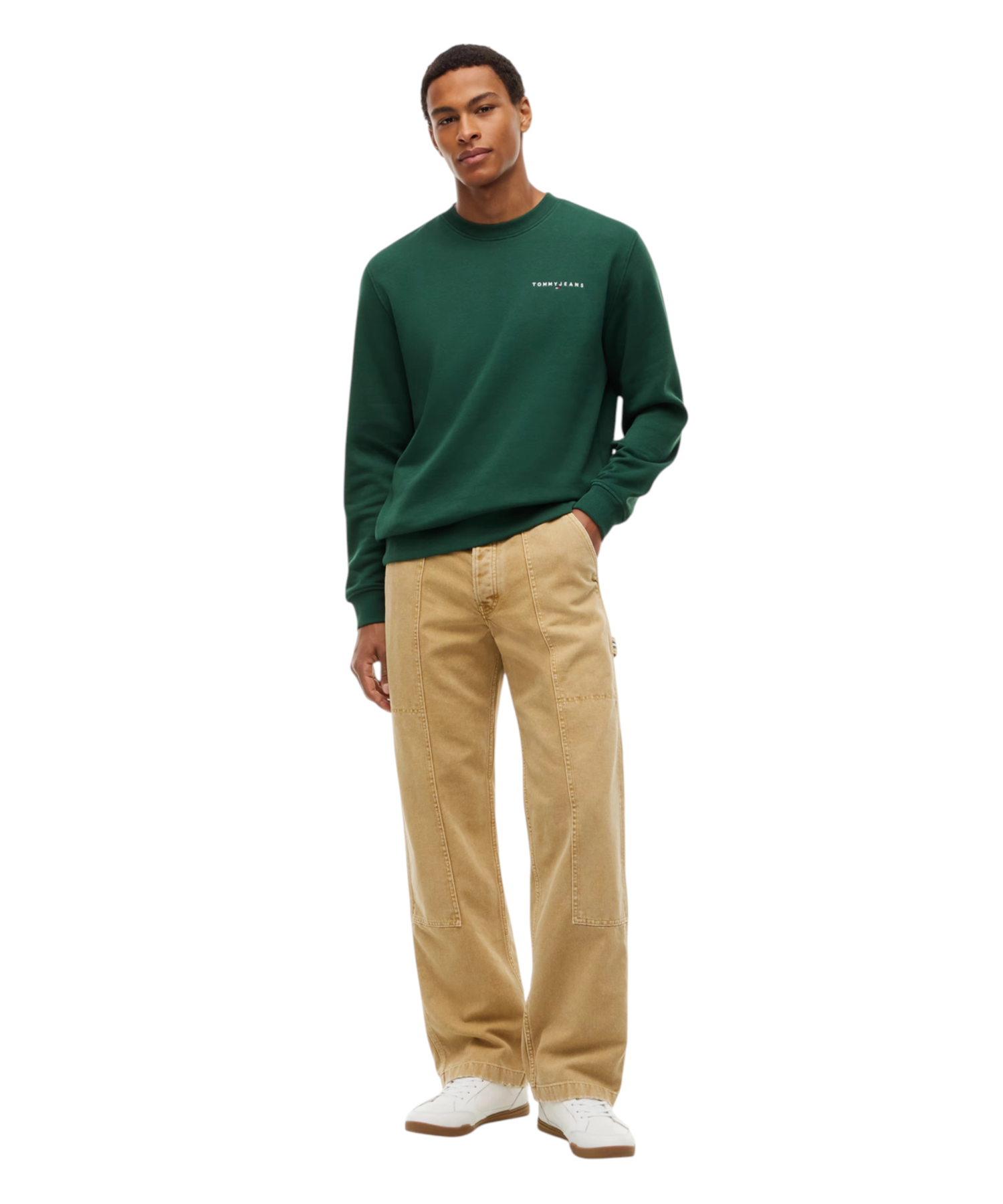 Tommy Hilfiger – Ανδρικό Φούτερ Tjm Linear Regular Fit DM0DM20249-MBM Πράσινο (3) Tommy Hilfiger - Ανδρικό Φούτερ Tjm Linear Regular Fit DM0DM20249-MBM Πράσινο DM0DM20249-MBM