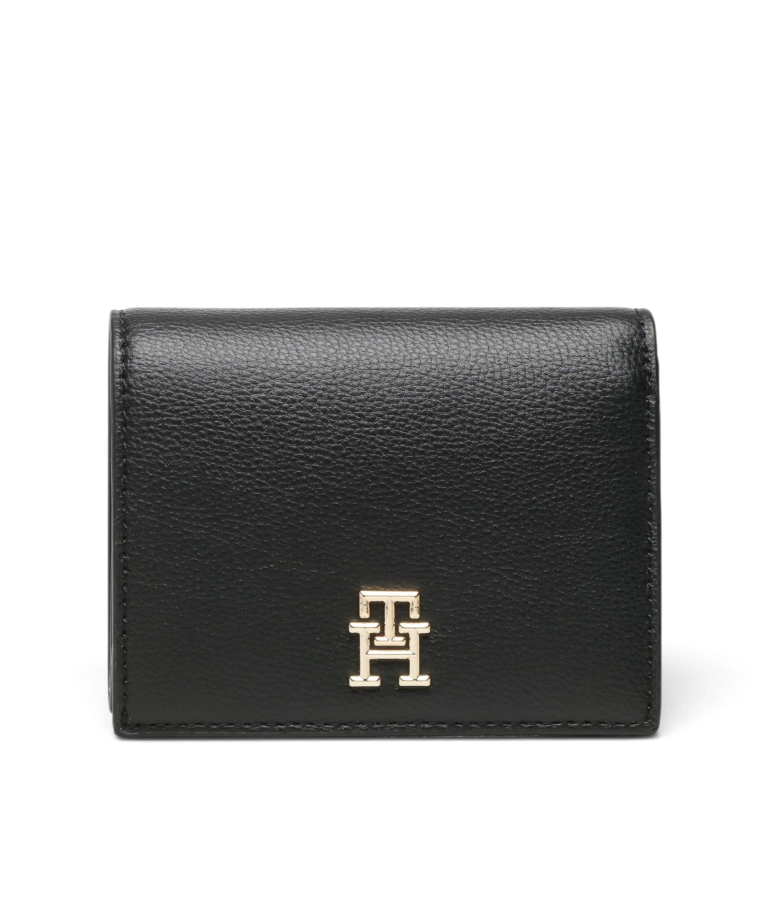 Tommy Hilfiger - Γυναικείο Πορτοφόλι Th Casual Bi-Fold Wallet AW0AW14634-BDS Μαύρο
