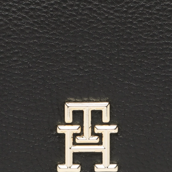 Tommy Hilfiger - Γυναικείο Μεγάλο Πορτοφόλι Th Casual Large Wallet AW0AW14638-BDS Μαύρο AW0AW14638-BDS
