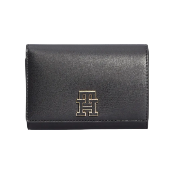 Tommy Hilfiger - Γυναικείο Πορτοφόλι Th Chic Med Flap Wallet AW0AW14887-BDS Μαύρο