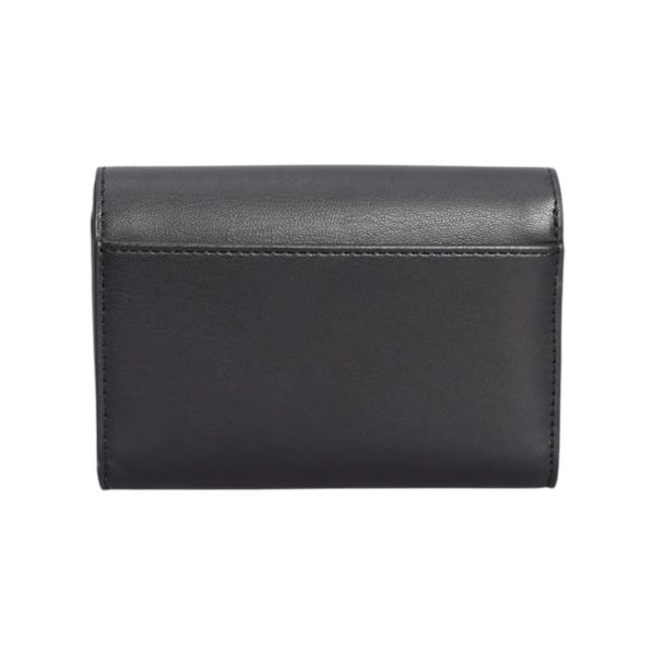 Tommy Hilfiger - Γυναικείο Πορτοφόλι Th Chic Med Flap Wallet AW0AW14887-BDS Μαύρο AW0AW14887-BDS
