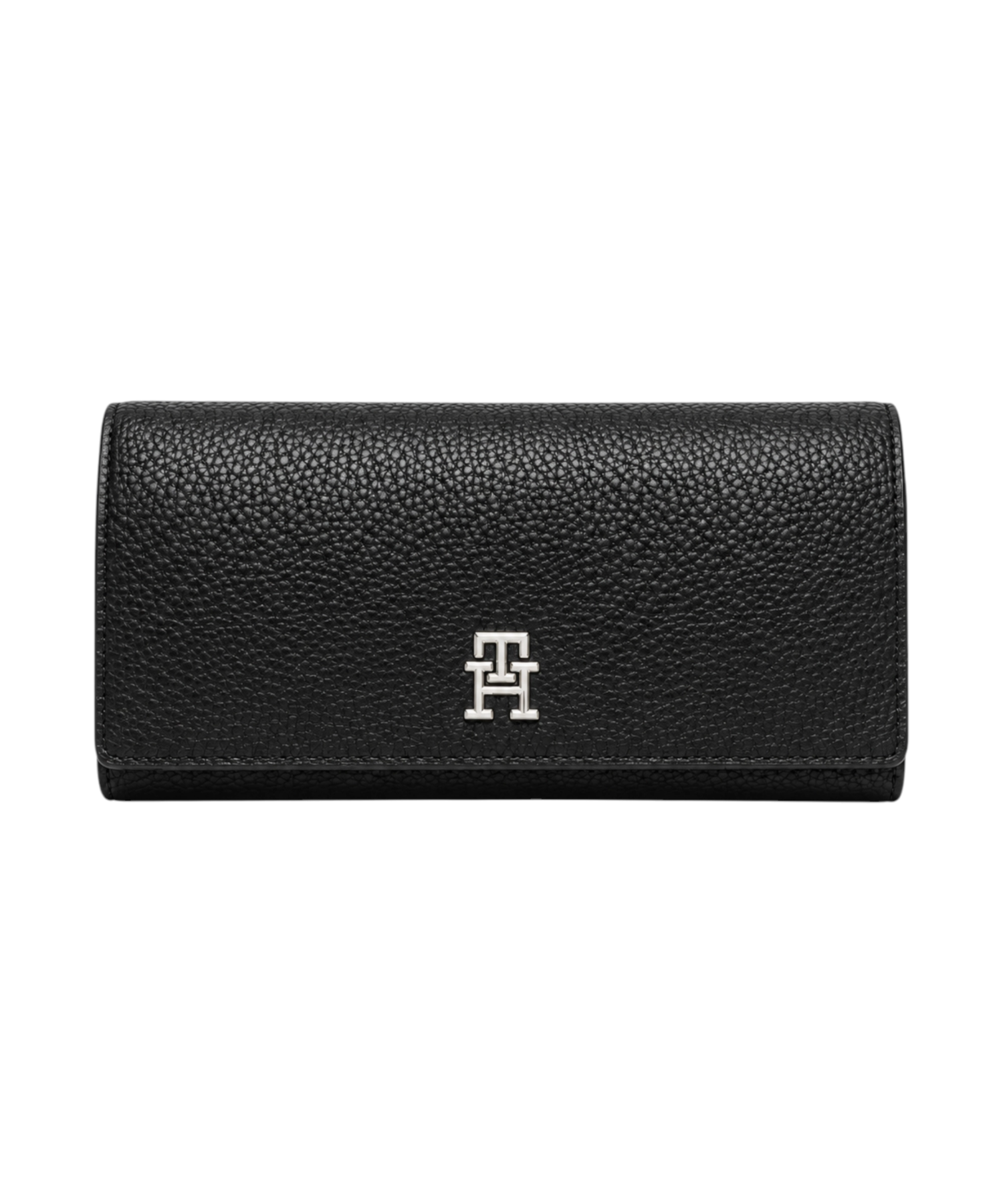 Tommy Hilfiger - Γυναικείο Πορτοφόλι Th Emblem Lrg Flap Wallet AW0AW14651-BDS Μαύρο (1) Tommy Hilfiger - Γυναικείο Πορτοφόλι Th Emblem Lrg Flap Wallet AW0AW14651-BDS Μαύρο AW0AW14651-BDS