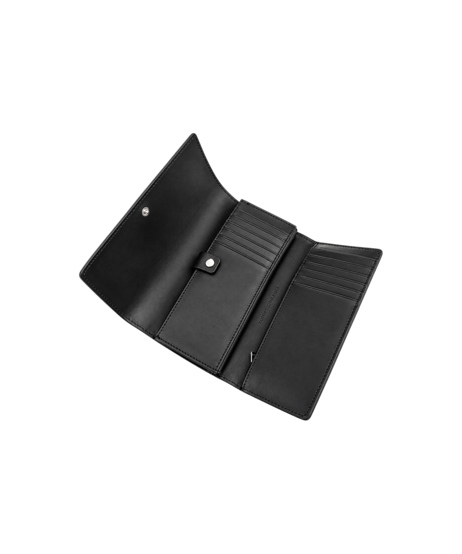 Tommy Hilfiger – Γυναικείο Πορτοφόλι Th Emblem Lrg Flap Wallet AW0AW14651-BDS Μαύρο (4) Tommy Hilfiger - Γυναικείο Πορτοφόλι Th Emblem Lrg Flap Wallet AW0AW14651-BDS Μαύρο AW0AW14651-BDS
