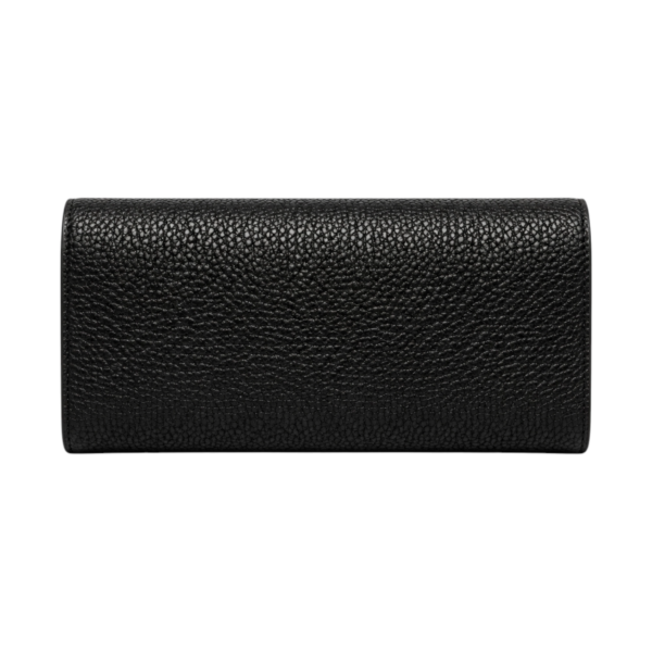 Tommy Hilfiger - Γυναικείο Πορτοφόλι Th Emblem Lrg Flap Wallet AW0AW14651-BDS Μαύρο AW0AW14651-BDS