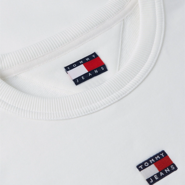 Tommy Hilfiger - Γυναικείο Φούτερ Badge crew ext Regular Fit DW0DW23297-YBL Εκρού DW0DW23297-YBL