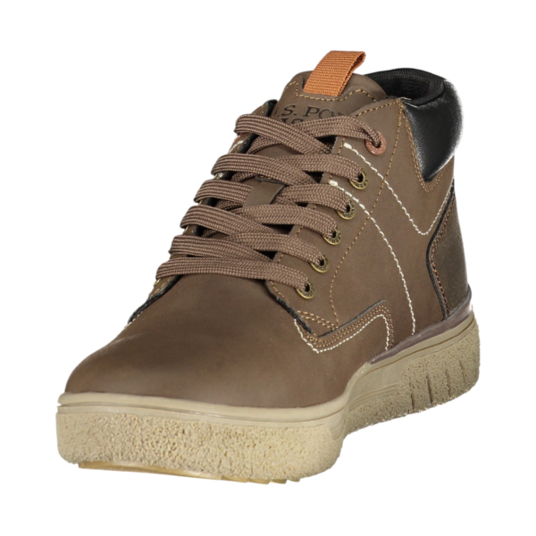 U.S. Polo Assn. - Ανδρικά Μποτάκια Eco-Leather PYRO001MGUT1-002 Καφέ PYRO001MGUT1-002