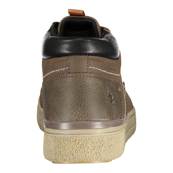 U.S. Polo Assn. - Ανδρικά Μποτάκια Eco-Leather PYRO001MGUT1-002 Καφέ PYRO001MGUT1-002