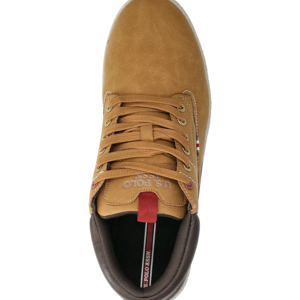 U.S. Polo Assn. - Ανδρικά Μποτάκια Eco-Leather PYRO001MGUT1-CUO Ταμπά PYRO001MGUT1-CUO