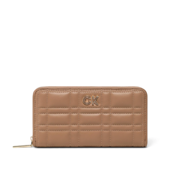 Calvin Klein - Γυναικείο Πορτοφόλι Ck Re-Lock Quilt Z_ A Wallet Lg K60K609912-RBC Μπεζ