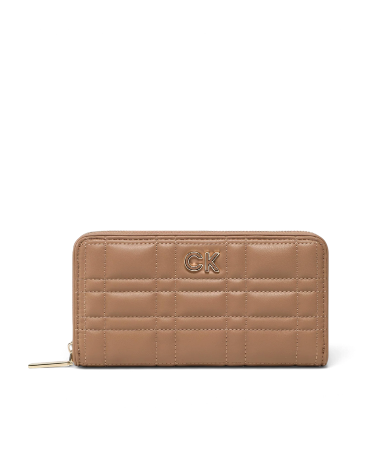 Calvin Klein - Γυναικείο Πορτοφόλι Ck Re-Lock Quilt Z_ A Wallet Lg K60K609912-RBC Μπεζ