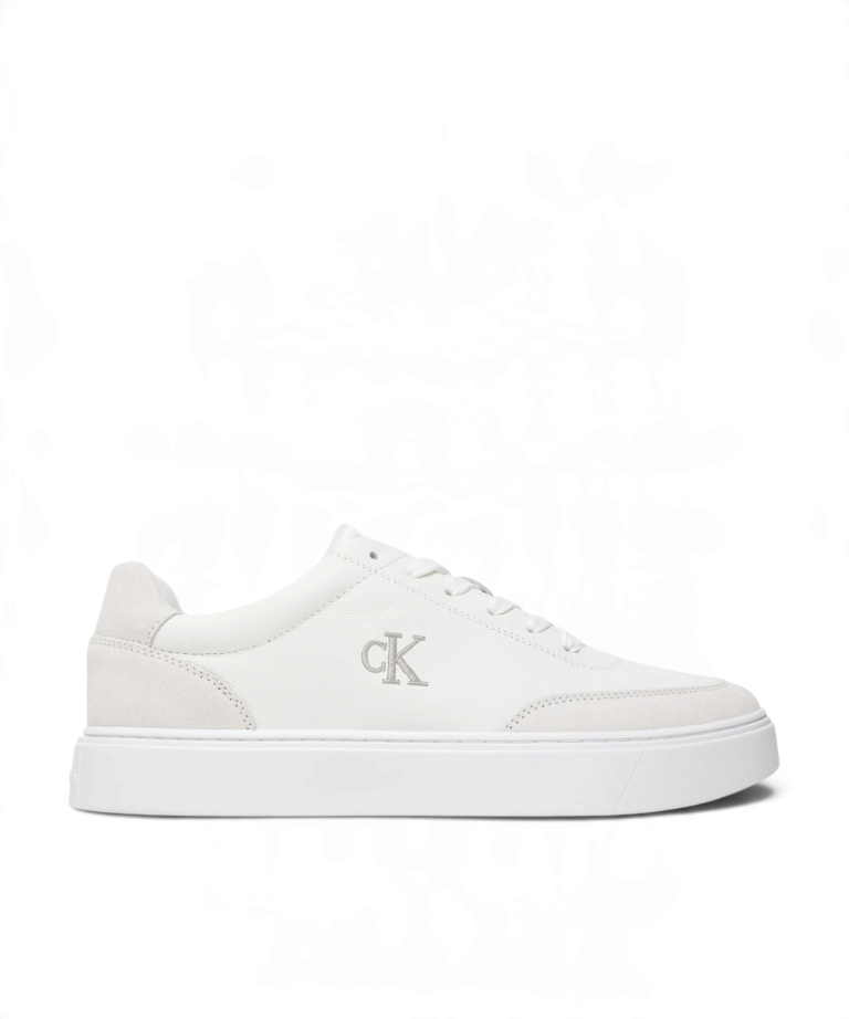 Calvin Klein - Ανδρικά Sneakers Cups Oxf Tmb Lth-Su Tc HM0HM02354-0K4 Λευκό