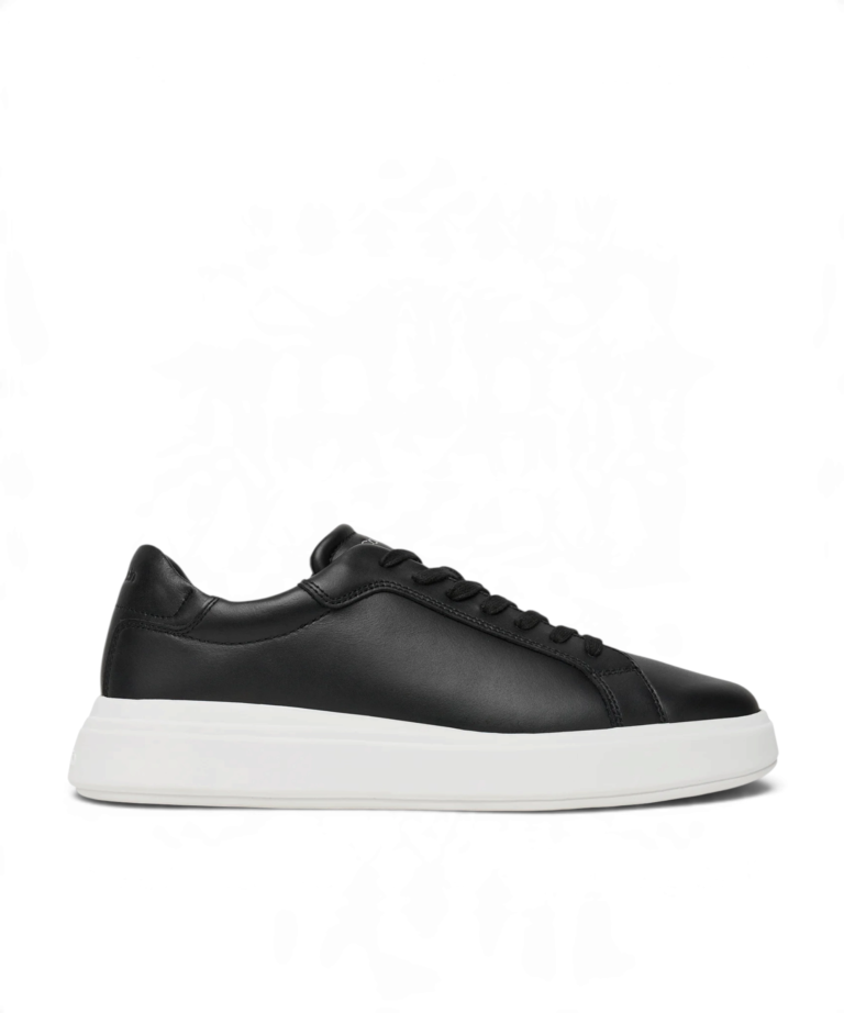 Calvin Klein - Ανδρικά Sneakers Low Top Lace Up Lth HM0HM01016-BEH Μαύρο