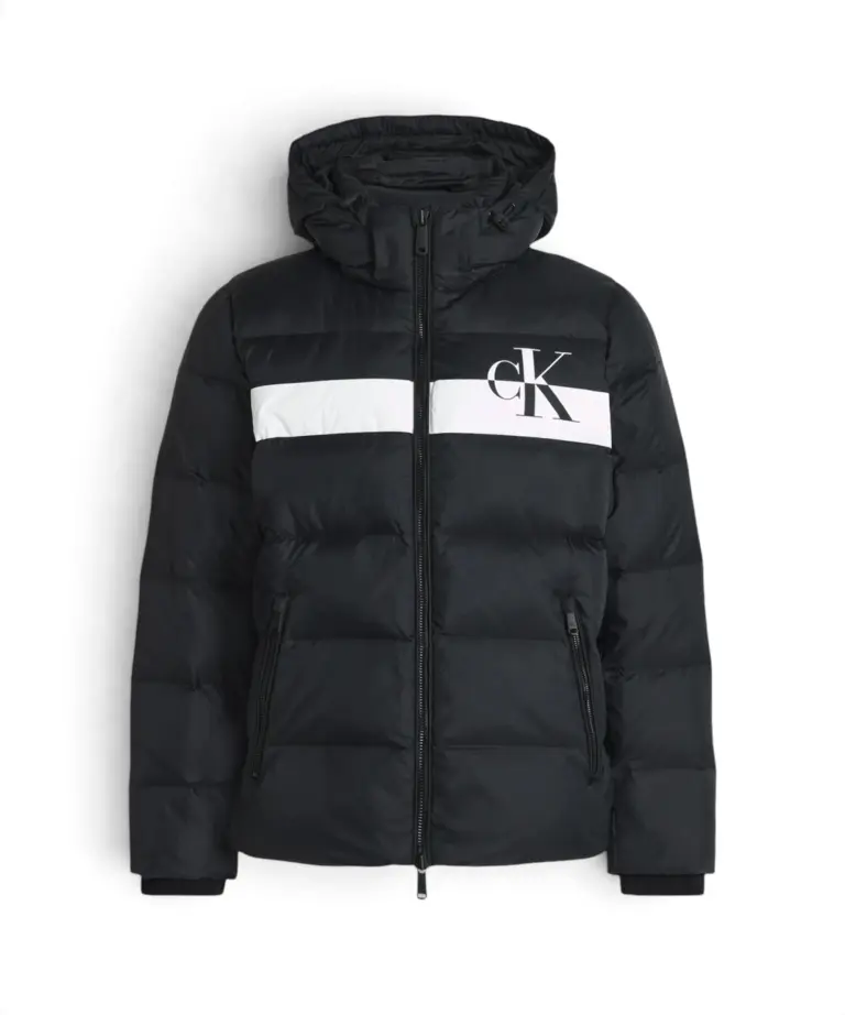Calvin Klein - Ανδρικό Χειμωνιάτικο Μπουφάν Down Jacket Regular Fit LV04RH502G-UB1 Μαύρο