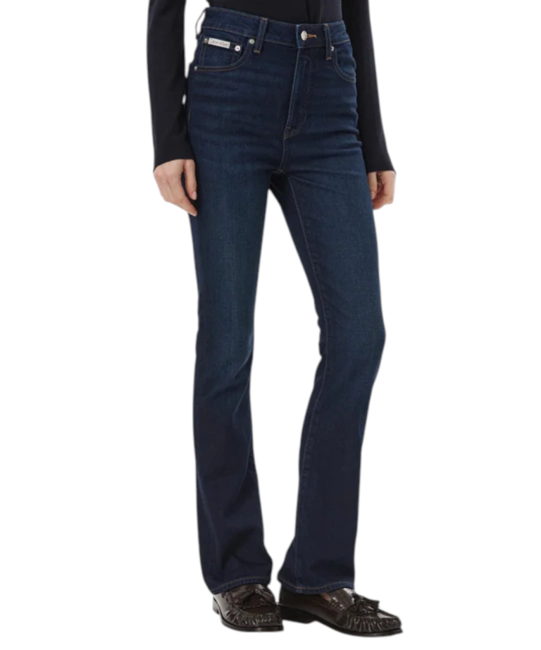 Calvin Klein - Γυναικείο Παντελόνι Τζιν Skinny Fit Boot LV047H763G-45O Μπλε Σκούρο