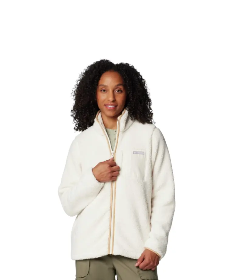 Columbia - Γυναικεία Ζακέτα Columbia West Bend II Sherpa 2099271-191 Λευκό