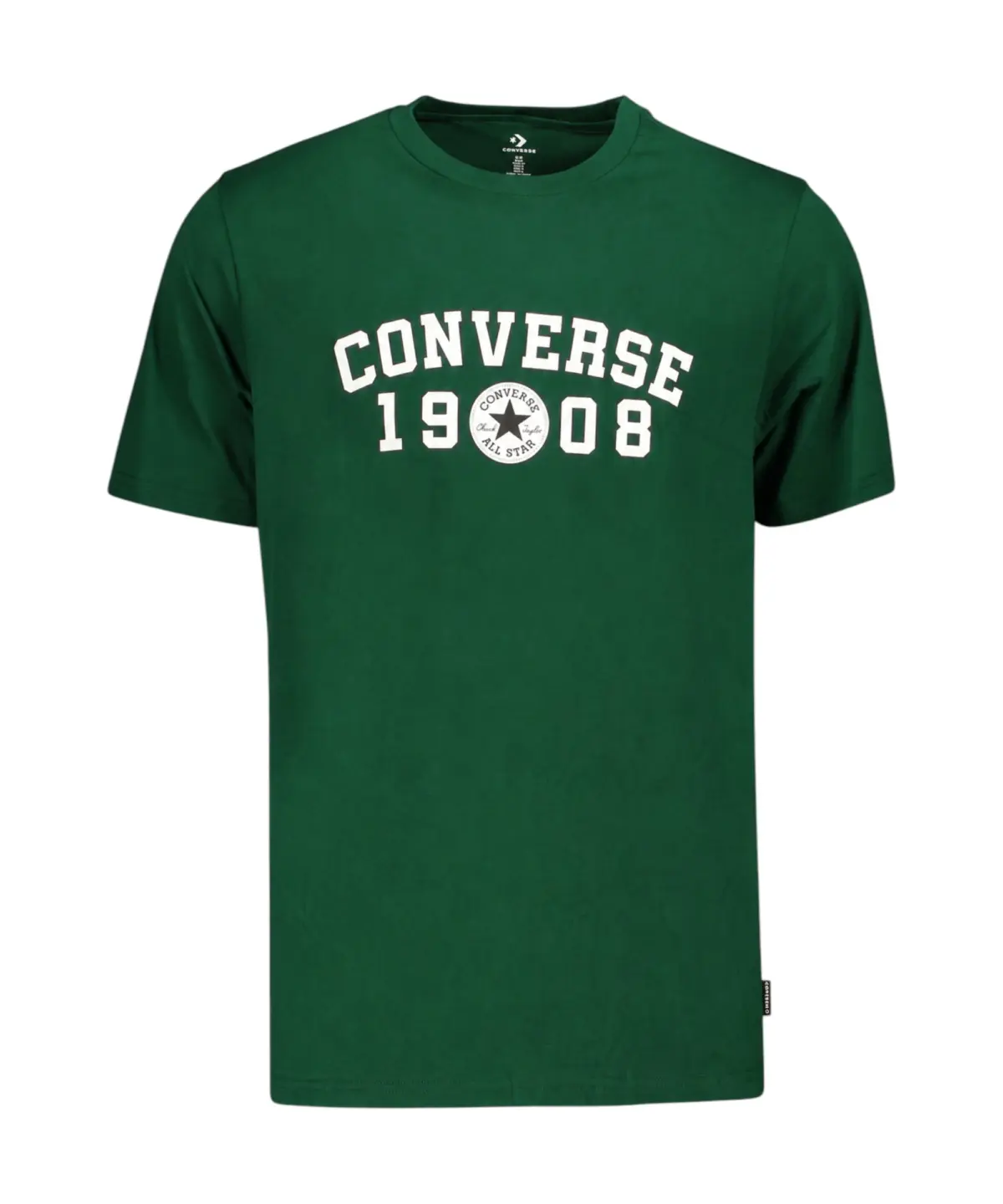Converse - Ανδρικό T-Shirt Standard Fit CVM6T547-301 Πράσινο