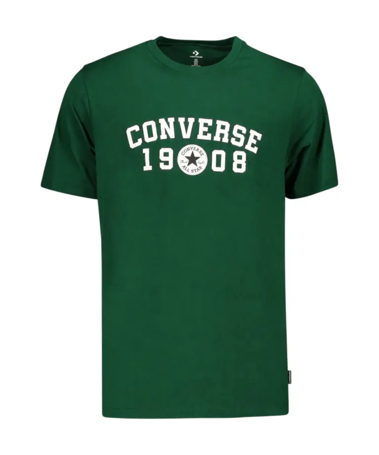 Converse - Ανδρικό T-Shirt Standard Fit CVM6T547-301 Πράσινο