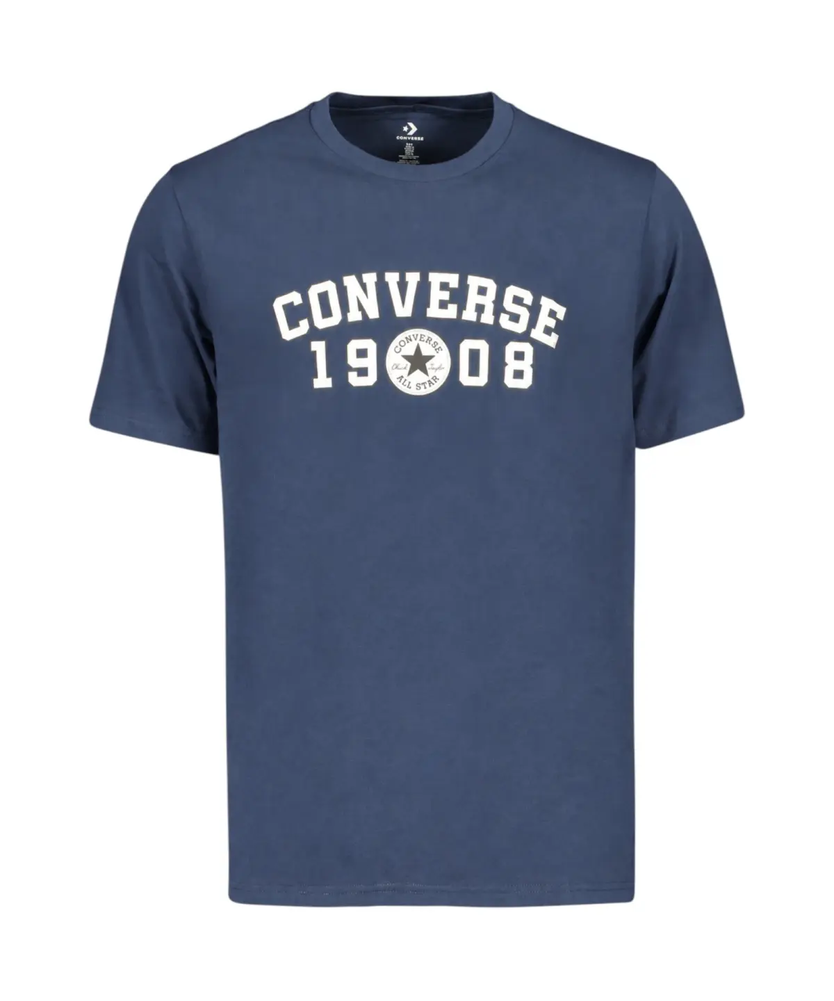 Converse - Ανδρικό T-Shirt Standard Fit CVM6T547-410 Μπλε