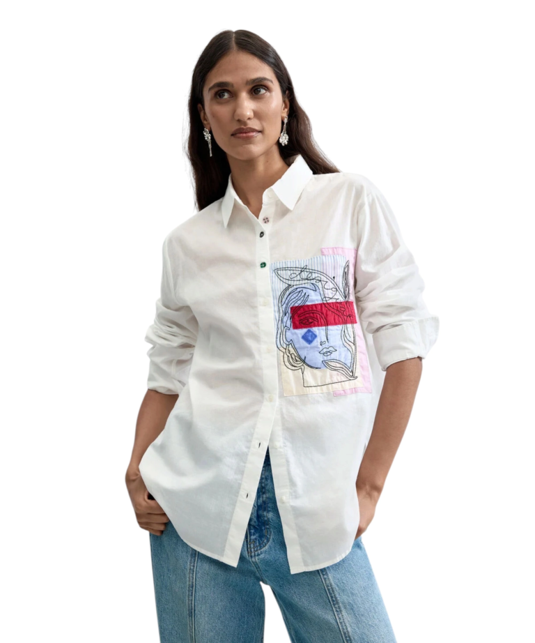 Desigual - Γυναικείo Πουκάμισο Rin 26WWCW11-1000 Λευκό