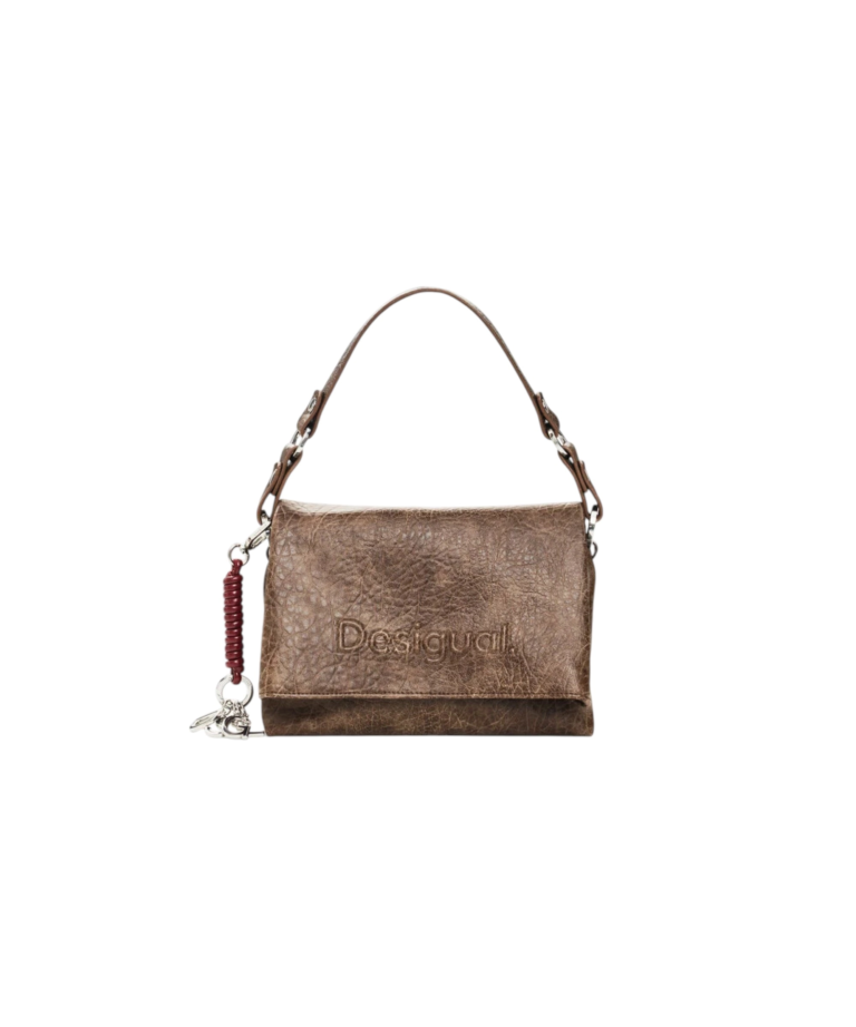 Desigual - Γυναικεία Τσάντα Ώμου Half Venecia 4.0 26WAXPAG-6044 Καφέ