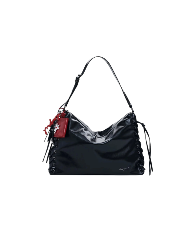 Desigual - Γυναικεία Τσάντα Ώμου/ Χιαστί Galaxy Leiria 26WAXPB0-2000 Μαύρο