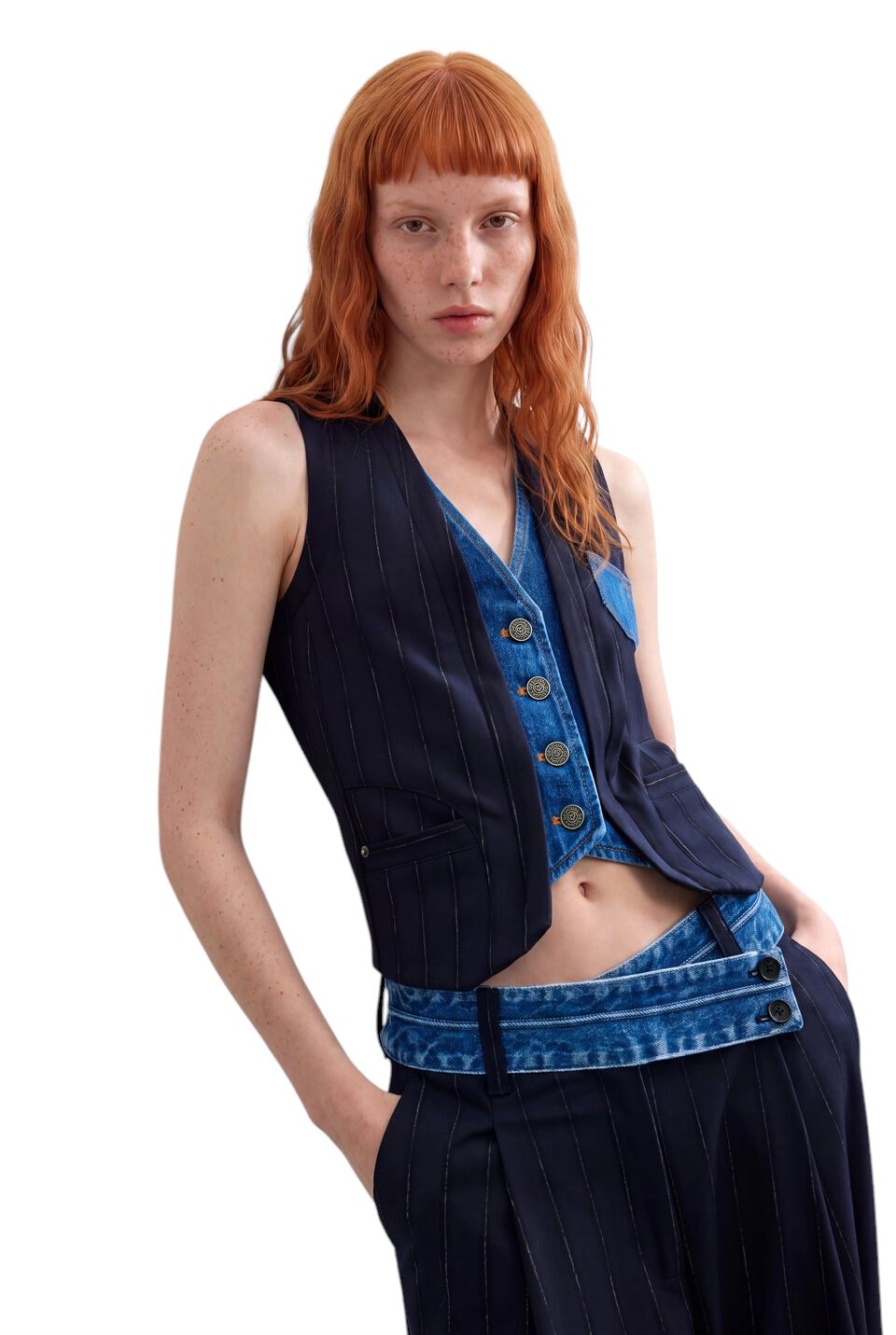 Desigual – Γυναικείο Γιλέκο Diplo Doble 26WWEW15-5032 Σκούρο Μπλε (1) Desigual - Γυναικείο Γιλέκο Diplo Doble 26WWEW15-5032 Σκούρο Μπλε 26WWEW15-5032