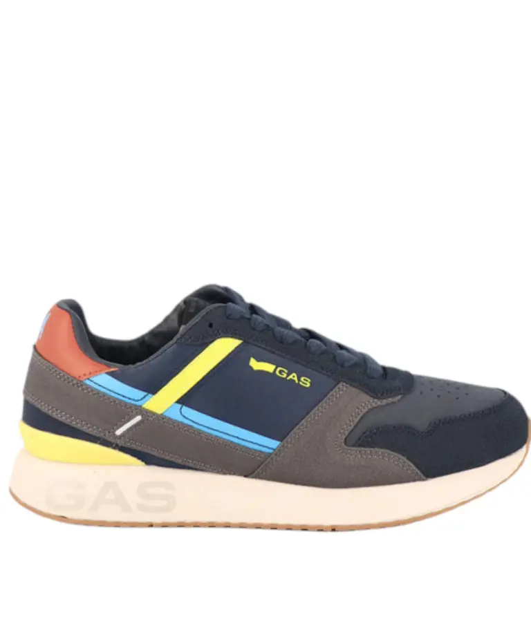 Gas - Ανδρικά Αθλητικά Παπούτσια Sneakers Martin GS GAM623502-0923 Μπλε/Πολύχρωμο