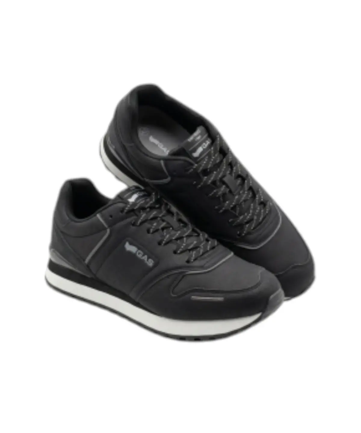 Gas - Ανδρικά Παπούτσια Sneakers Alba NBK GAM623601-0003 Μαύρο