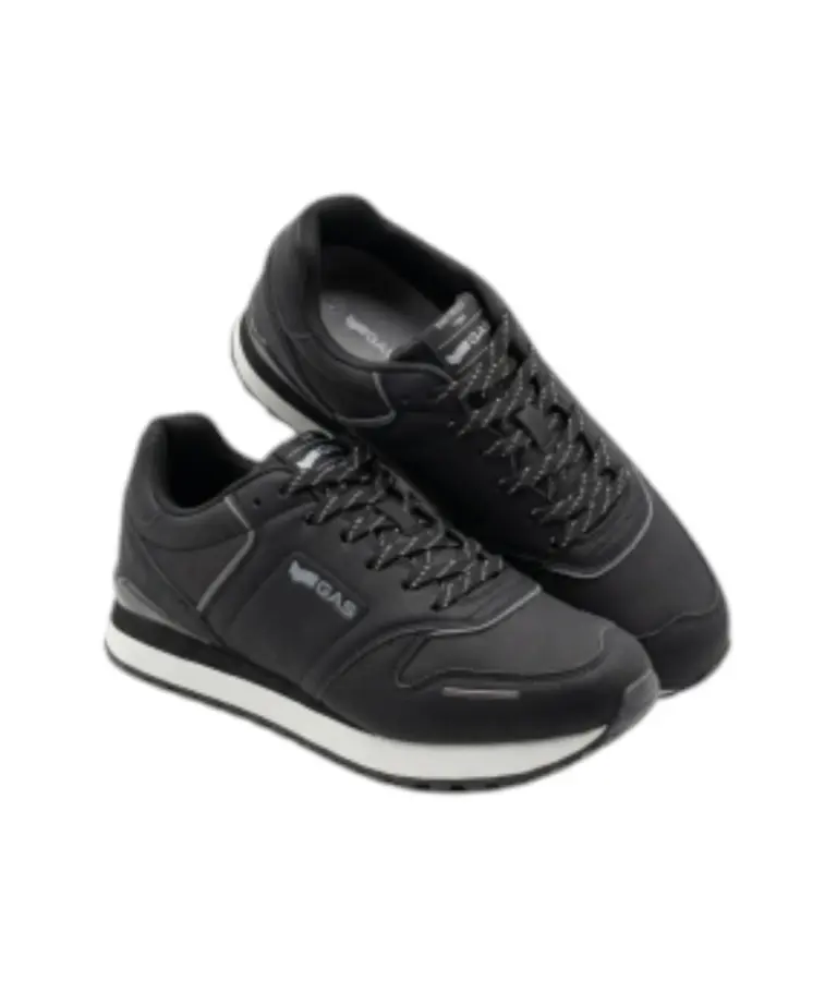Gas - Ανδρικά Παπούτσια Sneakers Alba NBK GAM623601-0003 Μαύρο