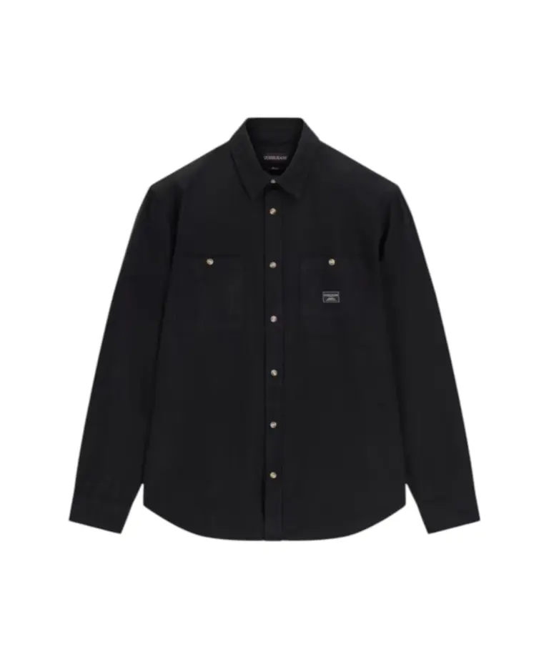 Guess - Ανδρικό Μακρυμάνικο Πουκάμισο M4YH37WGCF1-JBLK Μαύρο