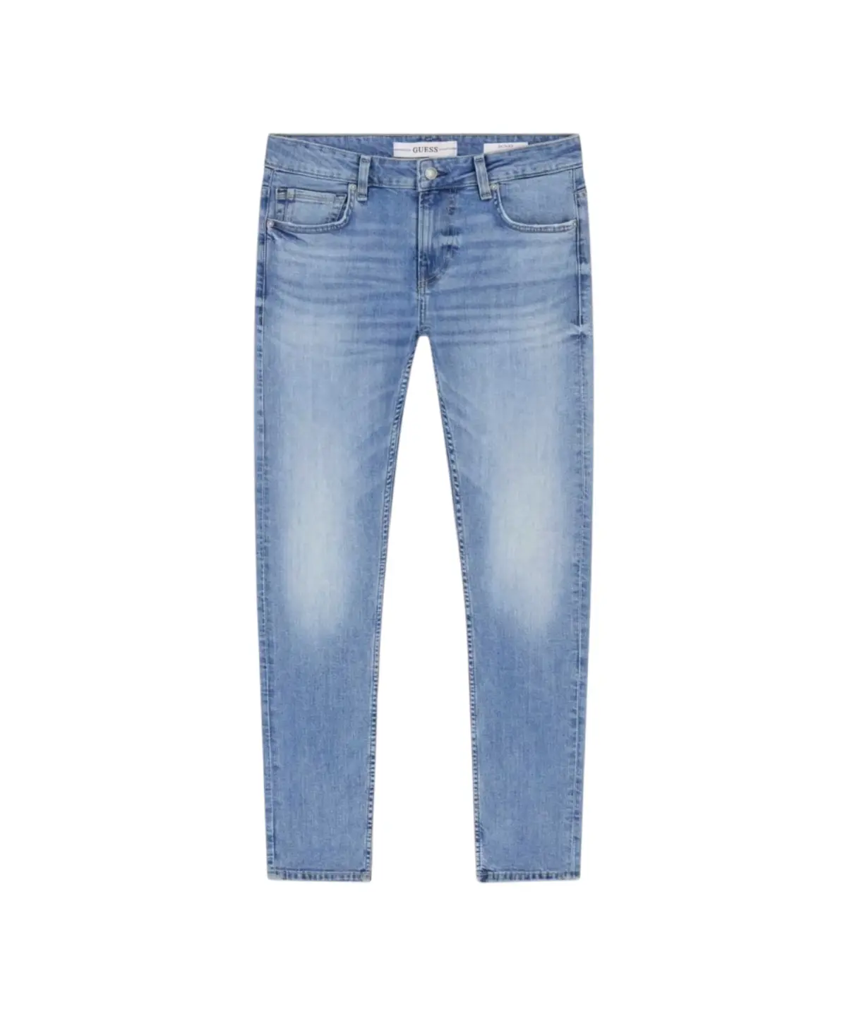 Guess - Ανδρικό Παντελόνι Τζιν Miami Skinny Fit M6YAN1D1478-1TMB Μπλε (Washed Blue)