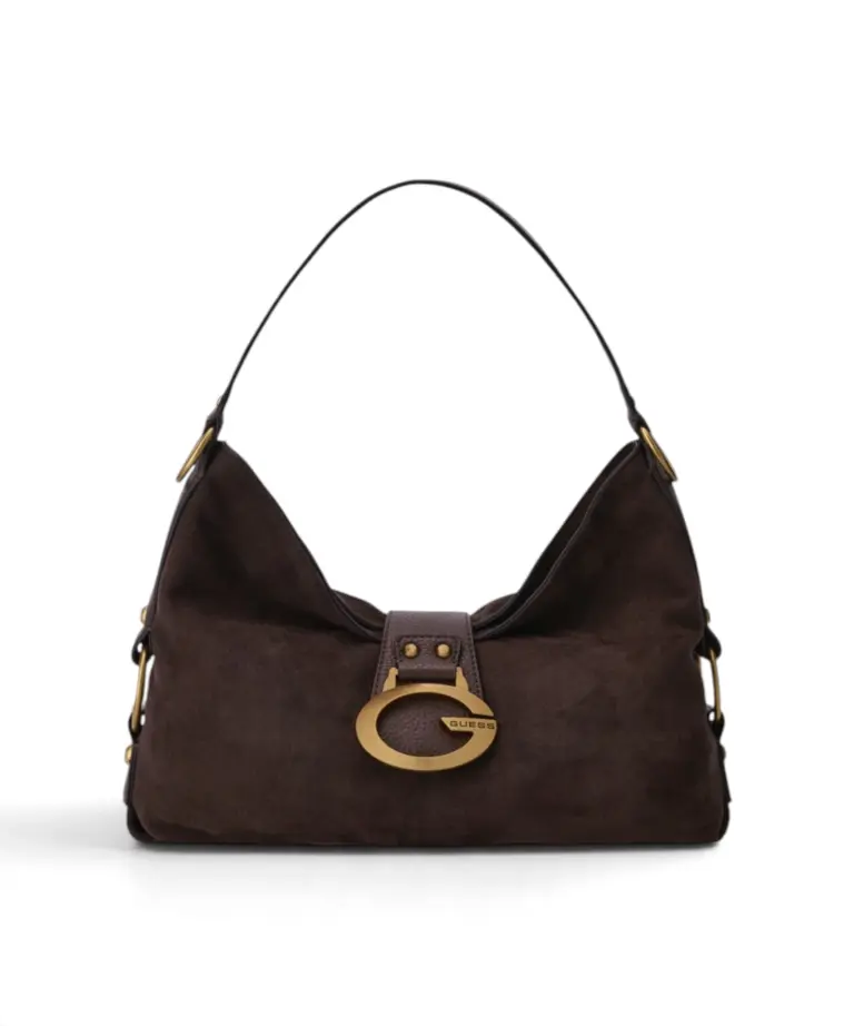 Guess - Γυναικεία Τσάντα Ώμου Μεγάλη Camden HWSG9308180-ESP Καφέ