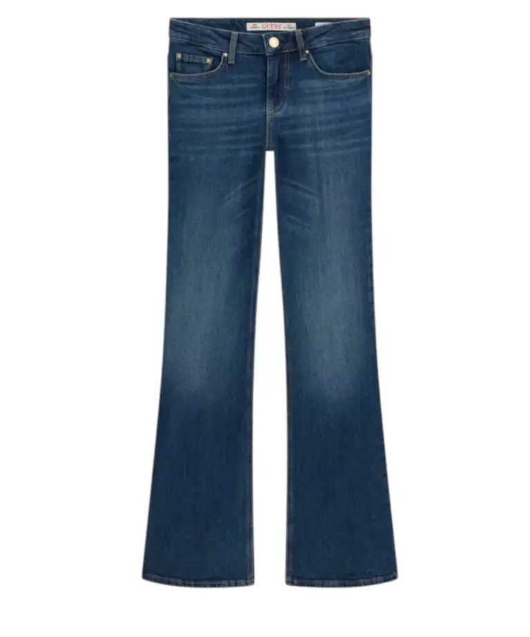 Guess - Γυναικείο Τζιν Παντελόνι The B Jean W6BAJ7D2097-FRSK Μπλε