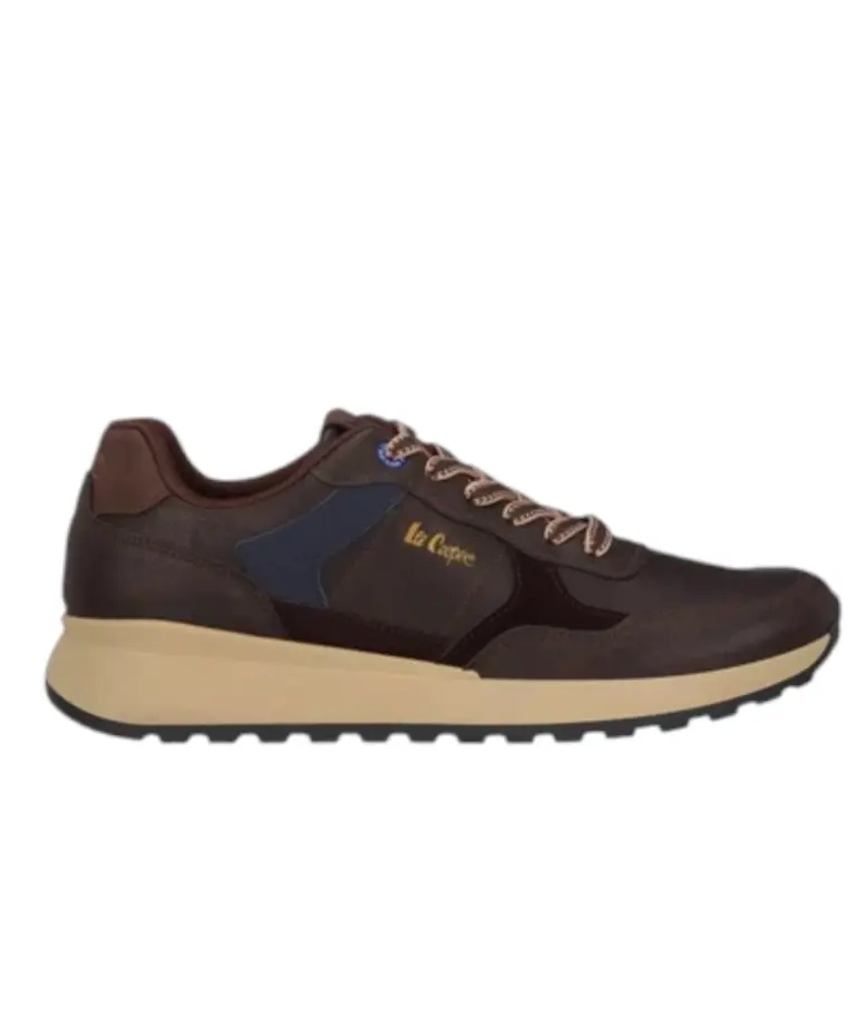Lee Cooper - Ανδρικά Sneakers Liverpool LCM628110-COFFEE Καφέ