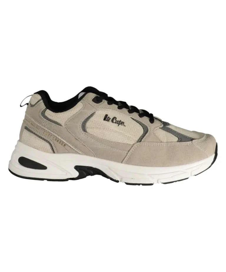Lee Cooper - Ανδρικά Sneakers Palmer LCM628605-PEWTER Μπεζ/Γκρι