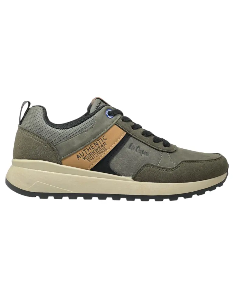 Lee Cooper - Ανδρικά Sneakers Rush LCM628105-OLIVE Λαδί