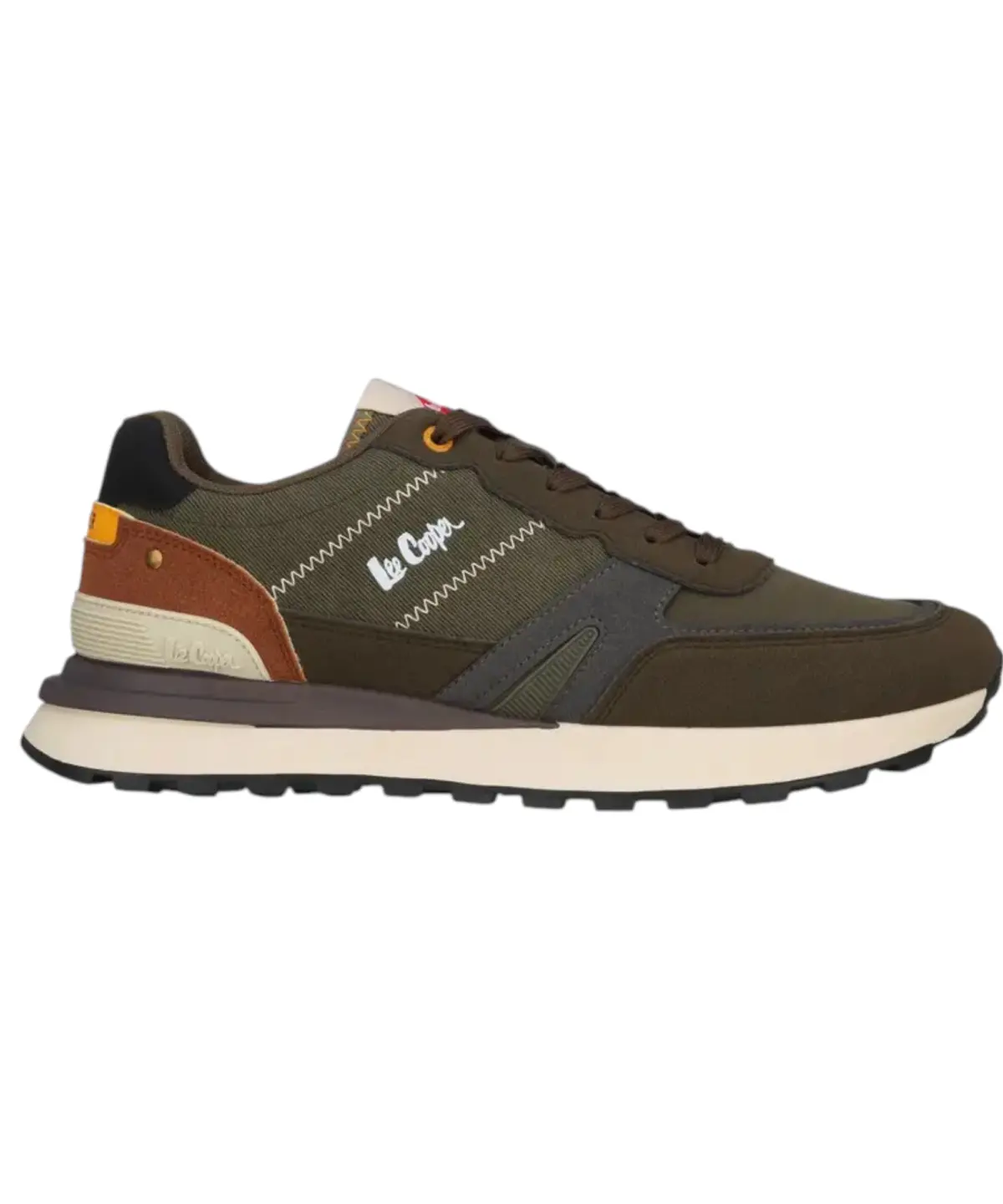 Lee Cooper - Ανδρικά Sneakers Shadow II LCM628415-OLIVE Λαδί
