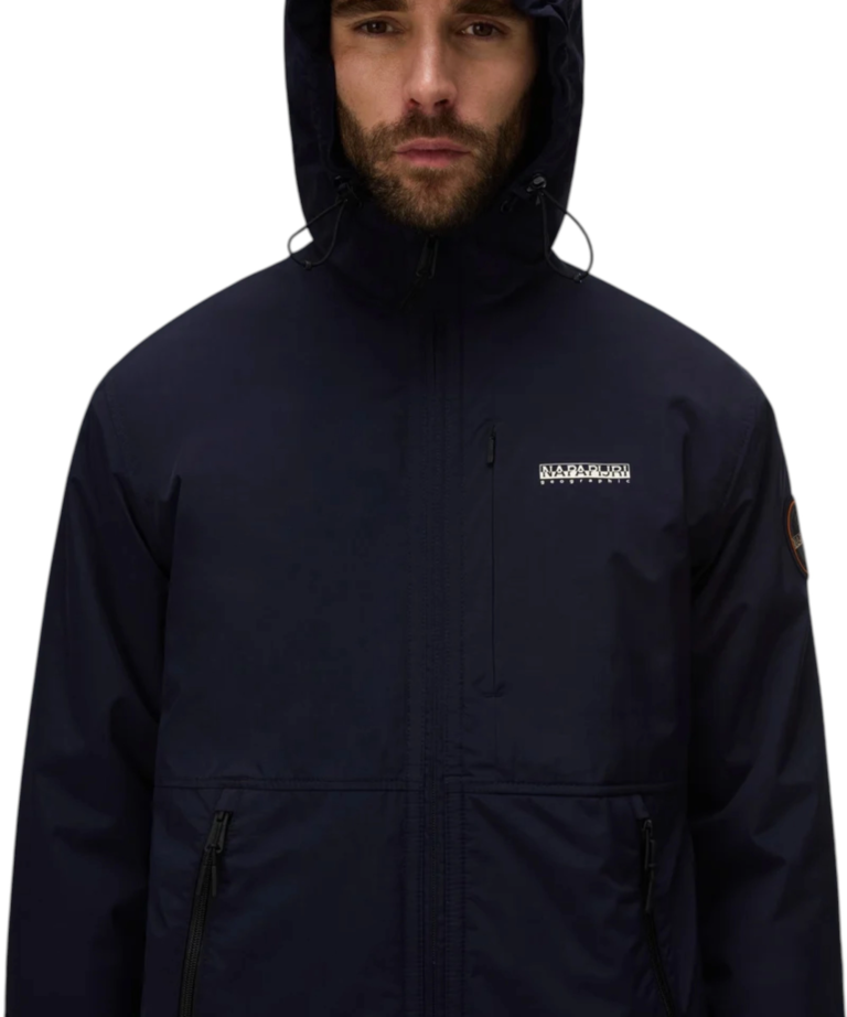 Napapijri - Ανδρικό Χειμωνιάτικο Μπουφάν Giacca Tundra Winter NP0A8928-176 Μπλε Ναυτικό
