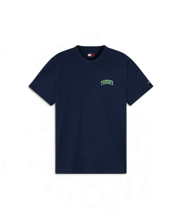 Tommy Hilfiger - Ανδρικό T-shirt Logo Tee Ext Chest Slim Fit DM0DM23558-C1G Μπλε Σκούρο