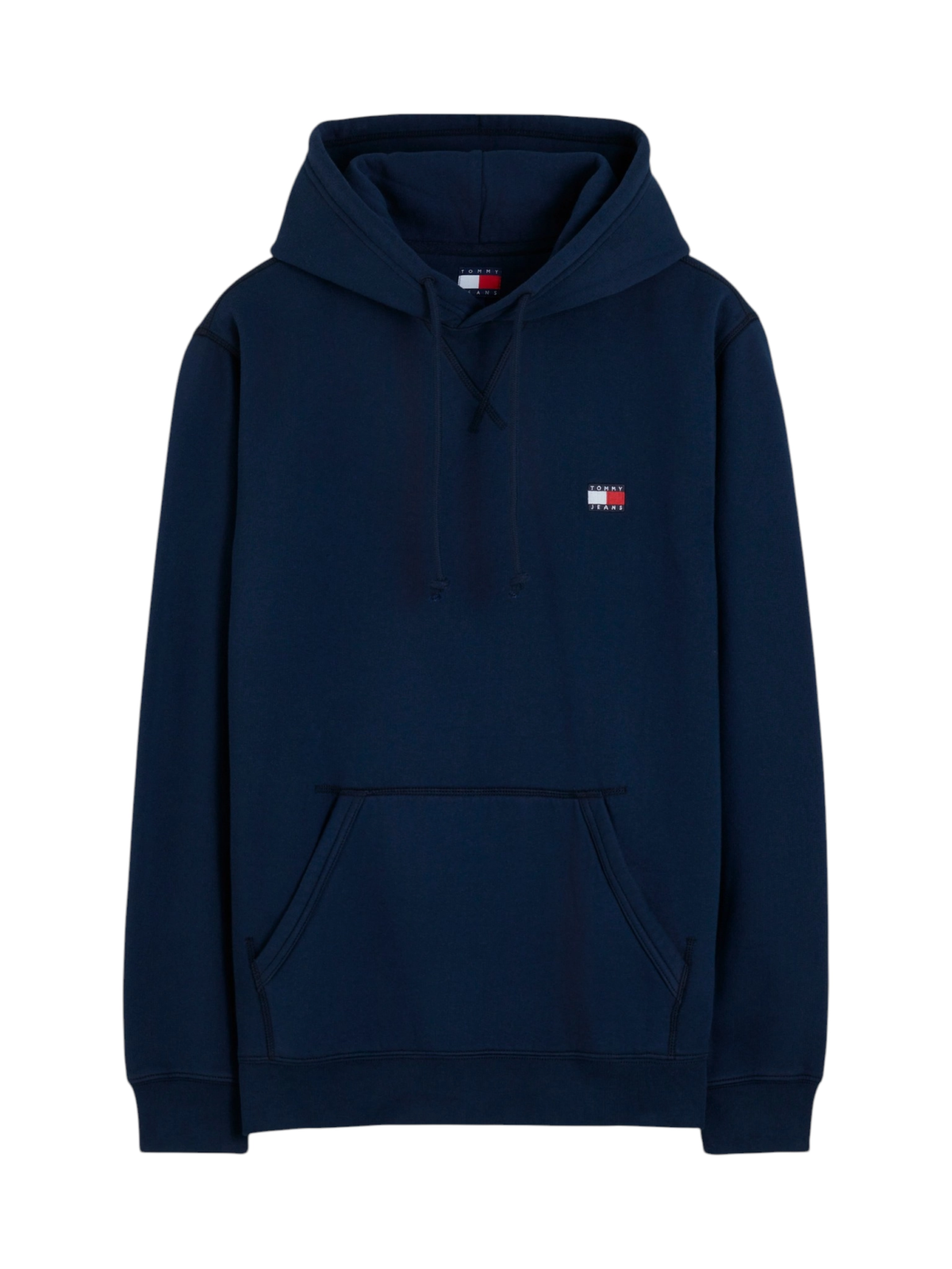 Tommy Hilfiger - Ανδρικό Φούτερ Badge Fleece Drawstring Regular Fit DM0DM23606-C1G Μπλε Σκούρο