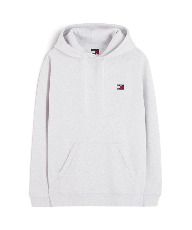 Tommy Hilfiger - Ανδρικό Φούτερ Badge Fleece Drawstring Regular Fit DM0DM23606-P08 Γκρι