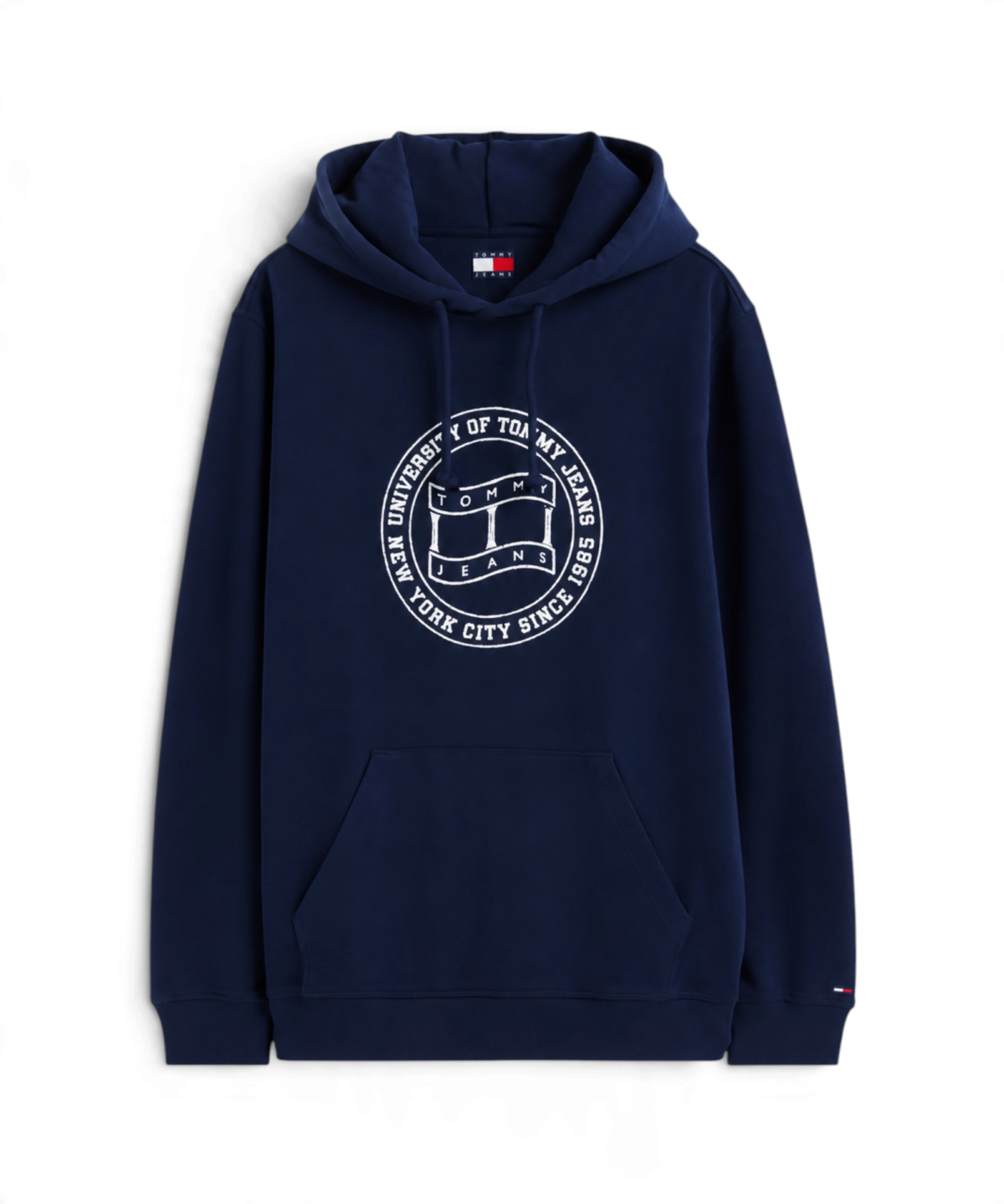 Tommy Hilfiger - Ανδρικό Φούτερ Graphic Terry Drawstring Regular Fit DM0DM23579-C1G Μπλε Σκούρο