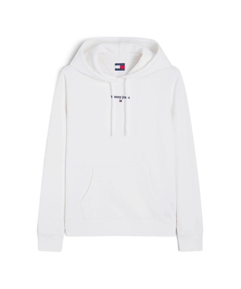 Tommy Hilfiger - Γυναικείο Φούτερ Classic Logo Regular Fit DW0DW23537-YBL Λευκό